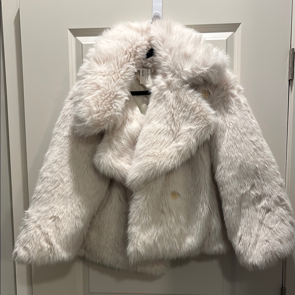 Banana Republic Reversible Fur Jacket XS